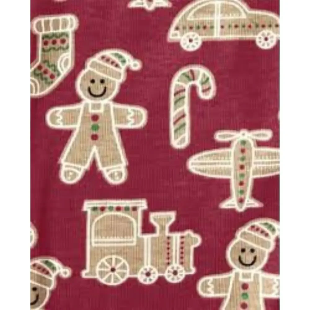NWT❤️Gymboree Gingerbread Cotton 2-Piece Pajamas sz7